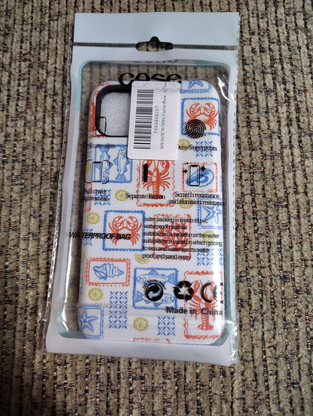 Sundwugzh Multicolor Patterned TPU Flexible Bumper Case for Apple iPhone
